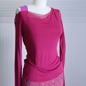 90s Etro Slinky Colorblock Top